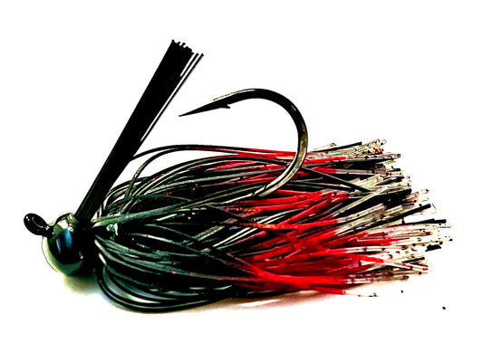 Knotty Reelz Customs Red Night Football Jig